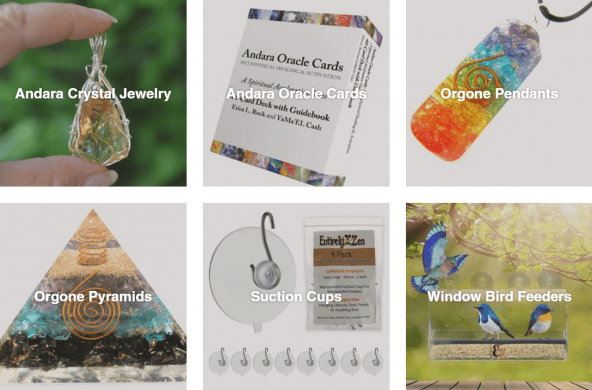 EntirelyZen.com Orgone Pyramids and Crystals